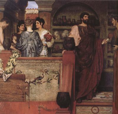 Alma-Tadema, Sir Lawrence Hadrian Vistiting a Romano-British Pottery (mk23)